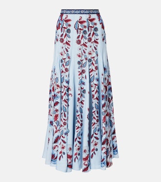 Marcelle pleated maxi skirt | Farm Rio
