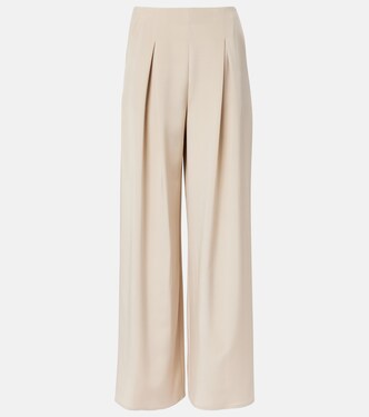 Pantalon ample Palude en soie mélangée | Max Mara