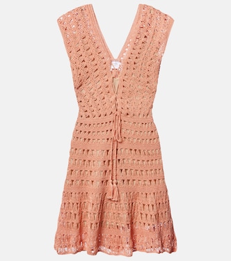 Jennifer crochet cotton minidress | Anna Kosturova