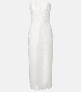Lace bustier gown | Costarellos