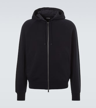 Cotton-blend hoodie  | Zegna