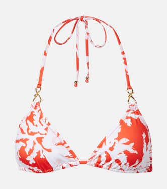 Leoni printed bikini top | Alexandra Miro