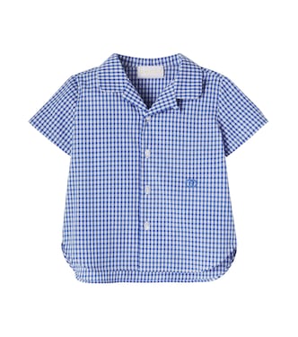 Baby checked cotton shirt | Gucci Kids