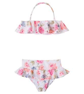 Bikini floral con volantes | Chloé Kids