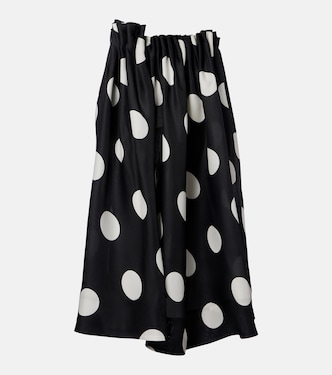 Riley polka-dot silk maxi skirt | Khaite