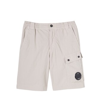 Lens cotton Bermuda shorts | C.P. Company Kids