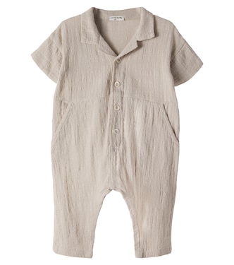 Baby Fonteta cotton muslin playsuit | 1 + in the Family