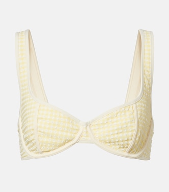 Top de bikini Romy a cuadros | Montce