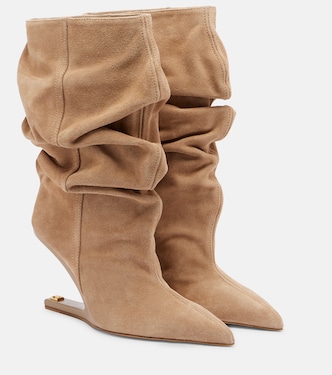 Ankle Boots No-Wedge aus Veloursleder | Balmain