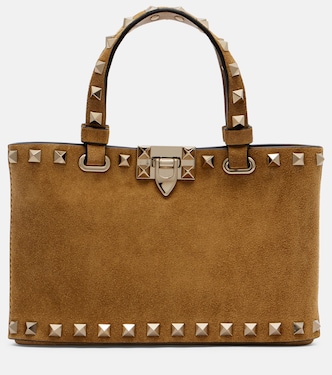 Rockstud Mini suede tote bag | Valentino Garavani