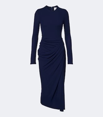 Draped jersey midi dress | Erdem