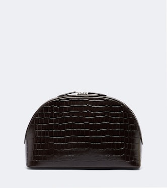 Pochette Halloran en cuir façon croco | A.Emery