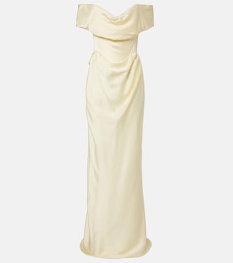 Nova Cocotte draped satin bustier gown | Vivienne Westwood