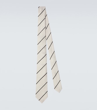 Striped silk jacquard tie | Tom Ford
