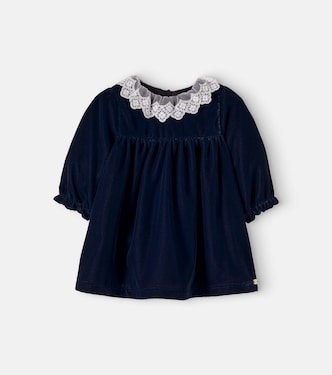 Baby – Abito in velluto con pizzo | Tartine et Chocolat