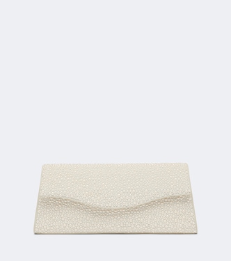 Clutch The Midnight aus Veloursleder mit Zierperlen | Elie Saab