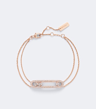 Armband Move Classique aus 18kt Roségold mit Diamanten | Messika