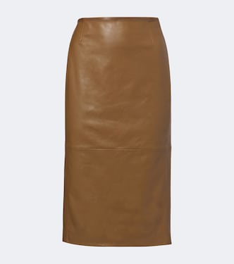 Sleek Statement leather pencil skirt | Dorothee Schumacher