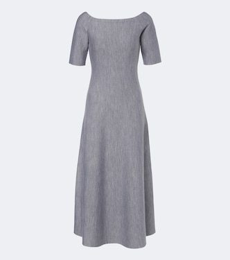 Vestido midi Vivia de lana, seda y cachemir | Gabriela Hearst