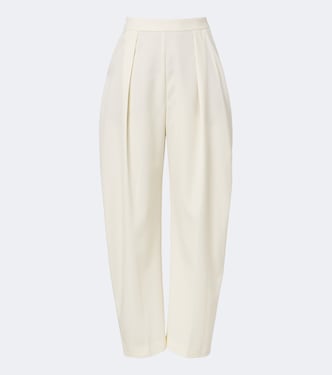Pantalon barrel en laine vierge | Róhe