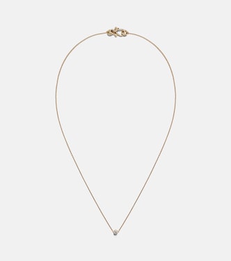 Diamante Simple 18kt gold and diamond necklace | Sophie Bille Brahe