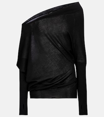 Pull asymétrique en cachemire et soie | Tom Ford