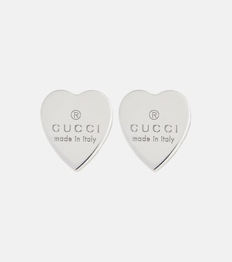 Sterling silver heart earrings | Gucci