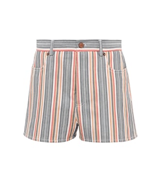 Striped denim shorts | See By Chloé