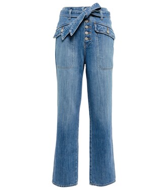 Rinley high-rise cropped jeans | Veronica Beard