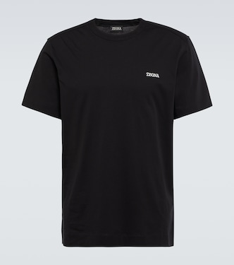 Camiseta de algodón con logo | Zegna