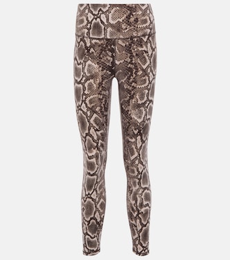 Let's Go High snake-print leggings | Varley