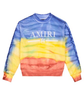 Sweat-shirt tie & dye en coton mélangé | Amiri Kids