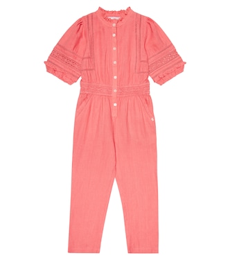 Embroidered linen jumpsuit | Tartine et Chocolat