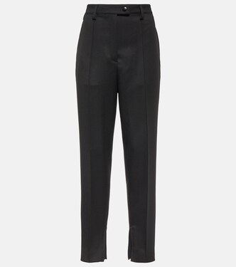 High-rise tapered pants | Prada