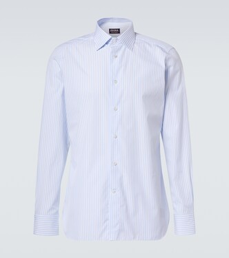 Striped cotton Oxford shirt | Zegna