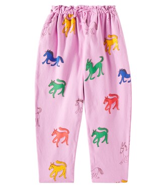 Wonder Horse cotton-blend sweatpants | Bobo Choses