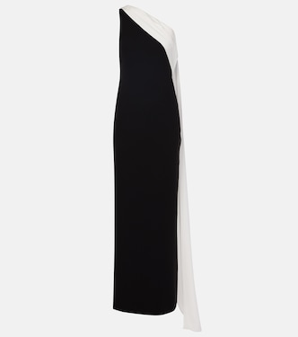 Scarf-detail one-shoulder gown | Roland Mouret