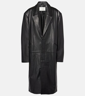Oversized leather coat | Entire Studios