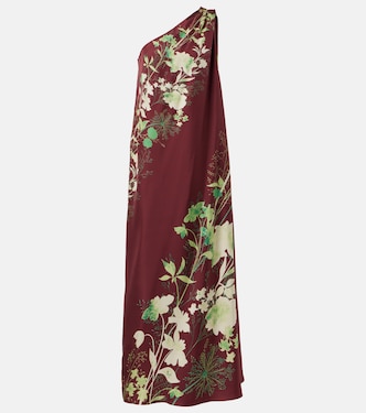 Roy floral silk twill maxi dress | La DoubleJ