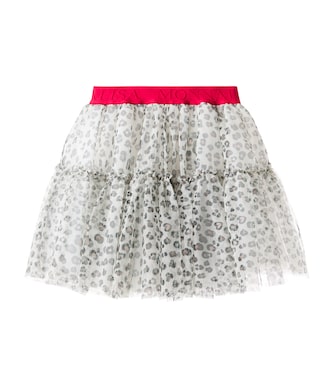 Leopard-print tulle skirt | Monnalisa