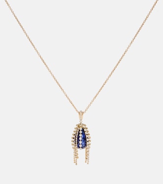 Crystal-embellished pendant necklace | Chloé