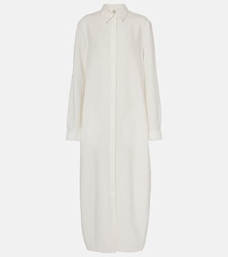 Silk-blend shirt dress | Toteme