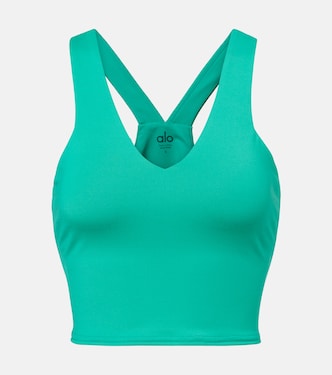 Airbrush Real sports bra tank top | Alo Yoga
