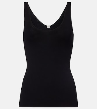 Cotton jersey tank top | Toteme