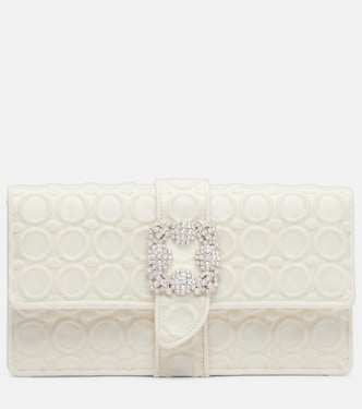 Clutch Capri mit Kristallen | Manolo Blahnik