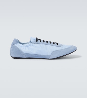 Collapse Re-Nylon and suede sneakers | Prada