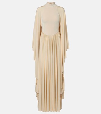 Memento pleated velvet gown | Zimmermann