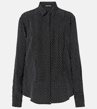 Polka-dot silk shirt | Tom Ford
