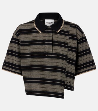 Isalyne striped cotton polo shirt | Marant Etoile