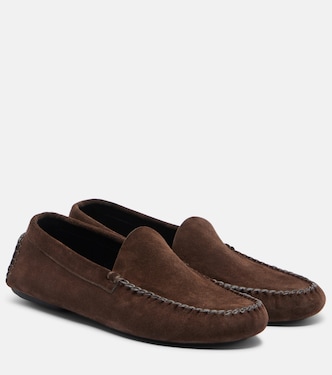 Loafers Lucca aus Veloursleder | The Row